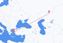 Flyg från Aqtöbe, Kazakstan till Chios, Grekland