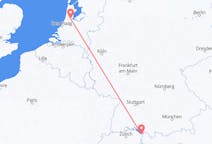 Flights from Amsterdam, the Netherlands to Thal, Switzerland
