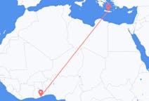 Flyrejser fra Accra til Iraklio