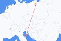 Flyrejser fra Bydgoszcz, Polen til Ancona, Italien