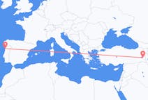 Flights from Van to Porto