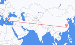 Flyg från Shangrao, Kina till Dalaman, Turkiet