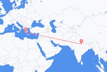 Flyrejser fra Kanpur, Indien til Kalamata, Grækenland