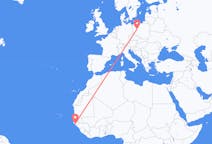 Flyg från Bissau, Guinea-Bissau till Poznań, Polen