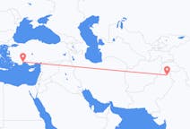 Flyg från Islamabad, Pakistan till Antalya, Turkiet
