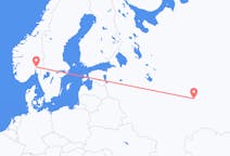 Voli from Kazan’, Russia to Oslo, Norvegia