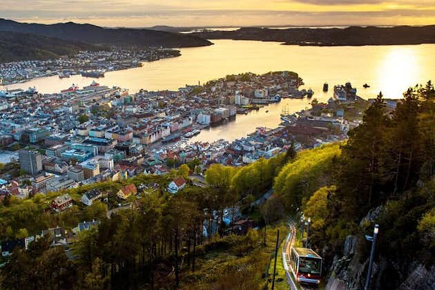 3 en 1: crucero por el fiordo de Bergen, paseo por la ciudad y funicular del monte Flöyen