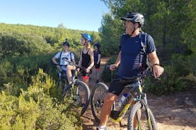Aix-en-Provence的Sainte Victoire山的电动自行车之旅