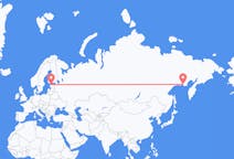 Vluchten van Magadan naar Tallinn