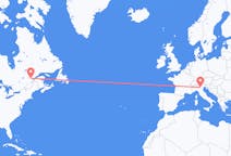 Flyrejser fra Saguenay, Canada til Verona, Italien