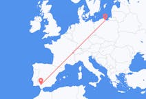 Flights from Seville in Spain to Gdańsk in Poland