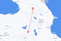 Vluchten van Tbilisi, Georgië naar Hakkâri, Turkije
