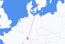 เที่ยวบิน จากซูริก, สวิตเซอร์แลนด์ ถึงแองเจลโฮล์ม, สวีเดน
