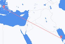 出发地 沙特阿拉伯出发地 达曼目的地 希腊米科诺斯的航班