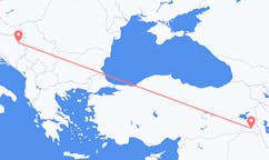 Fly fra Tuzla til Hakkâri