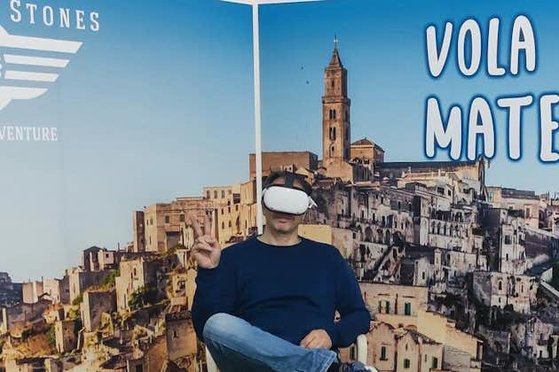 Bellissimo Tour dei sassi di Matera in volo immersivo in vr 360°