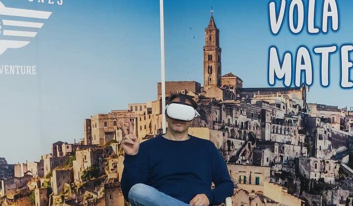 Wonderful 360° VR immersive flight over sassi di Matera!