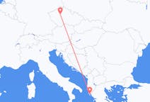 Vluchten van Korfoe, Griekenland naar Praag, Tsjechië