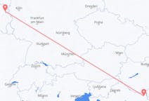 Flyrejser fra Osijek, Kroatien til Maastricht, Holland
