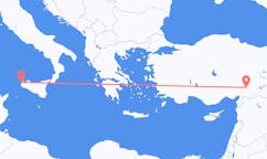 Fly fra Trapani til Kahramanmaraş