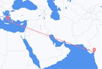 Flights from Surat to Santorini