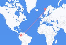 Flights from Iquitos, Peru to Ørland, Norway