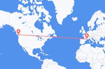 Flyreiser fra Nanaimo, Canada, til Montpellier, Canada