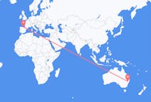 Flyg från Tamworth, Australien till Santander, Spanien