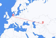 Flyrejser fra Turkistan, Kasakhstan til Bremen, Tyskland