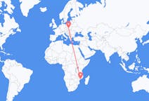 Flyrejser fra Quelimane, Mozambique til Katowice, Polen