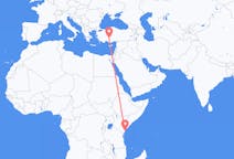 Flyrejser fra Malindi, Kenya til Konya, Tyrkiet