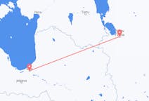 Fly fra Pskov til Riga