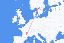Flights from Rodez, France to Gothenburg, Sweden