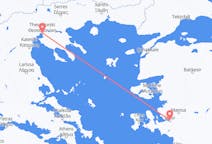 Flights from İzmir in Turkey to Thessaloniki in Greece