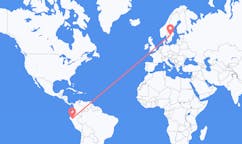 Flights from Jaén, Peru to Örebro, Sweden