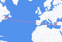 Flights from Halifax, Canada to Rhodes, Greece