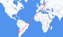 Flyg från Concepción, Chile till Radom, Polen