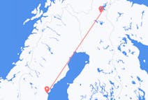 Vols depuis la ville de Sundsvall vers la ville d'Ivalo