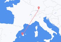Flights from Palma de Mallorca in Spain to Memmingen in Germany