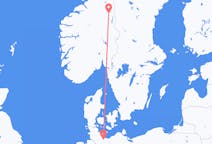 Loty z miasta Lubeka do miasta Røros