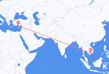 Flyrejser fra Ho Chi Minh-byen, Vietnam til Gazipaşa, Tyrkiet