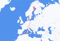 Flyreiser fra Konstantin, Algerie til Skellefteå, Sverige
