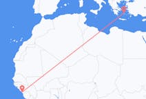 出发地 几内亚出发地 科納克里目的地 希腊纳克索斯的航班