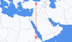 Flyreiser fra Shire, Etiopia til Malatya, Tyrkia