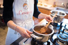 Cesarine：ボローニャの地元の家での市場ツアーと料理教室