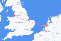 Vluchten van Liverpool, Engeland naar Rotterdam, Nederland