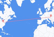 Flyg från Morgantown, USA till Budapest, Ungern