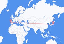 Flyrejser fra Tokyo, Japan til Porto, Portugal