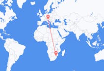 Flyrejser fra Nelspruit, Sydafrika til Trieste, Italien