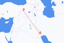 Flyg från Basra, Irak till Bingöl, Turkiet